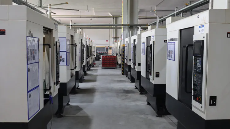 Machining center workshop